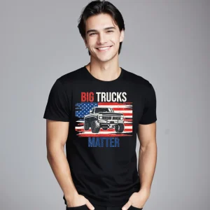 Gift IdeaHip hop Short Sleeve Tees VALENTINE DAY Latest O-Neck 100% Cotton T Shirts Youth T Shirts Funny Big Trucks Matter Love