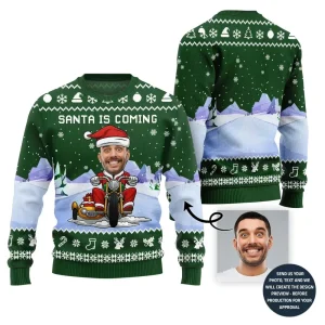 Customized Your Photo 3D Print Ugly Christmas Sweater DIY Face Pullovers Funny Image Sweatshirt Personalized Xmas Gifts Jumpers