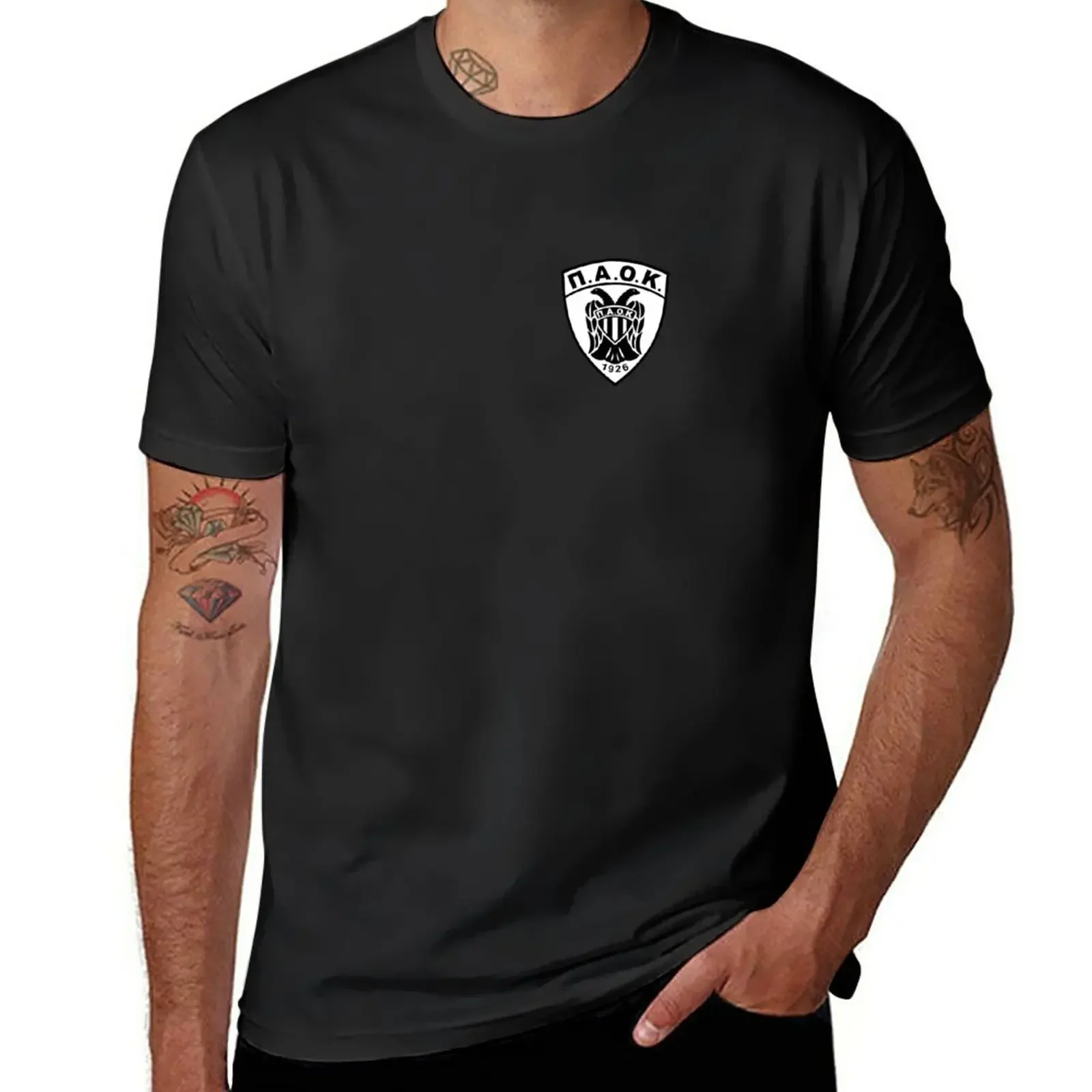 PAOK basket T-Shirt Aesthetic clothing sports fans blanks men clothes